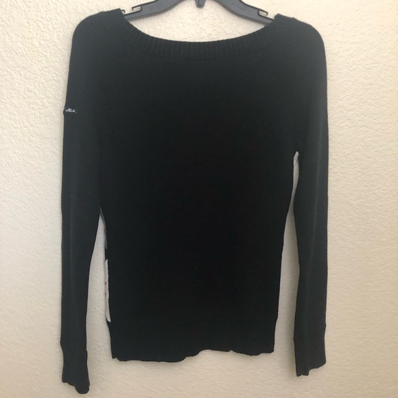 DKNY JEANS Womens XS V-Neck Argyle Preppy Sweater Long Sleeve Pullover NWOT - Picture 12 of 16